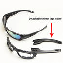 Daisy C6 Tacticale polarisierte Brille Militärbrille Militärsonnenbrille Herren Luftgewehr Farbkugel Schießschutzbrille