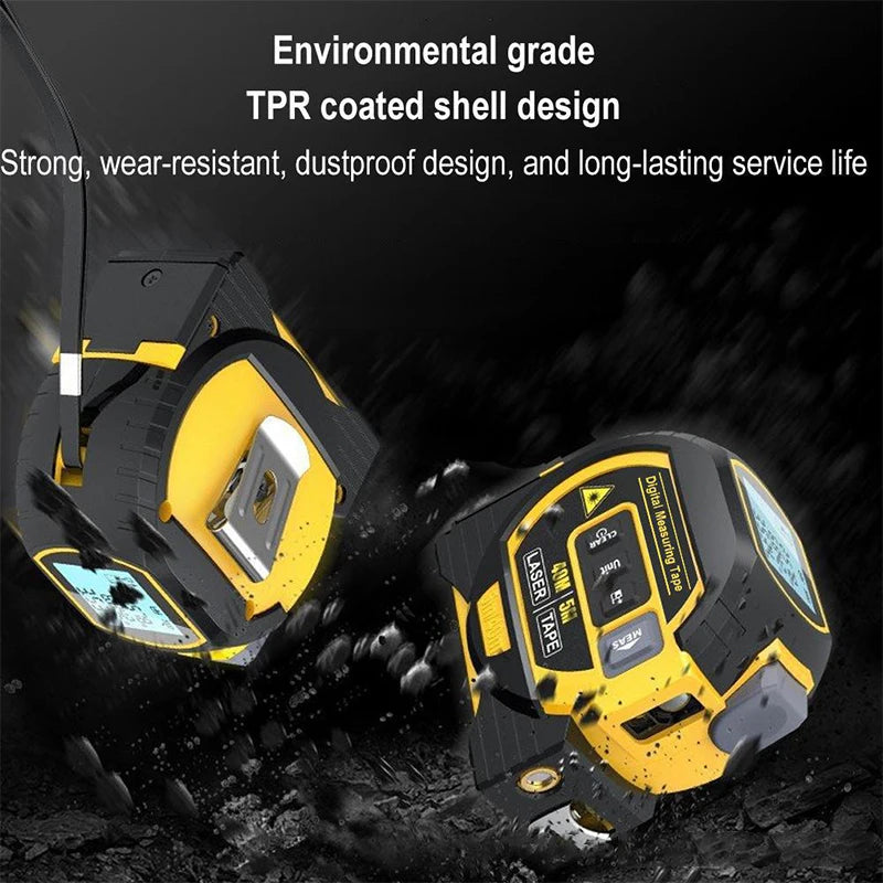 40m/60m Laser Distance Meter Rangefinder Laser Measure Distance Meter Surveying Equipment Tape Measur Retractable Tape