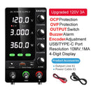 60V 20A Adjustable Laboratory Power Supply, 1200W High-precision Bench Power Supply for Battery Charging, OCP, Memory Storage
