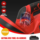 21V Cordless Hedge Trimmer 22 Inch Electric Hedge Trimmer with 3.0Ah Battery & Charger with Dual Action Blade 3/5" Cut Capacity