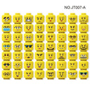 56pcs/Lot DIY Figures Head Building Blocks Accessories Laugh Cry Cute Angry Facial Expression Mini Bricks Toys Model Kids Gifts