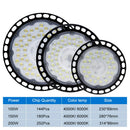 Super Bright UFO High Bay Light AC 220V 100W 150W 200W IP65 Waterproof LED Industrial Lighting For Garage Gym Factory Warehouse