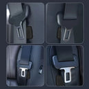 Suede Magnetic Suction Car Seat Belt Fixing Clips Auto Belt Holder Stabilizer Fastener Adjustable Clip Seatbelt Stopper