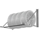 The Tire Ladder | Wall-Mounted Folding Tire Rack for Four Wheels up to 300 lbs