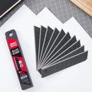 9mm 18mm Utility Knife Replacement Blades,Snap Off Carbon Steel Blades for Cutting Knives, Hobby, Craft Knife, Box Cutter