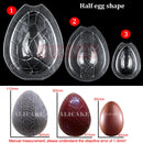Chocolate Mold for Easter Egg Bunny Chocolate Bonbons Candy Bar Polycarbonate Confectionery Baking Pastry Tools
