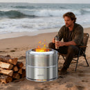 The Ember Forge | 19-Inch 304 Stainless Steel Smokeless Fire Pit
