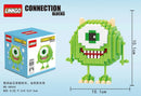 Linkgo Connection Building Blocks Monster University James Mike Model Anime Mini Brick Figure Toy For Christmas Gift