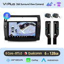 Junsun Android Wireless CarPlay Auto Car Radio For Citroen C4 C-Triomphe C-Quatre 2004-2009 Intelligent Systems DSP SWC RDS GPS