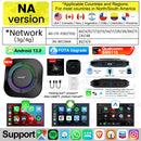 CarlinKit Android 13 LED AI Box Kabelloses CarPlay Kabelloses Android Auto Smart Car Multimedia Box Qualcomm Chip SD Erweiterbar auf 512GB