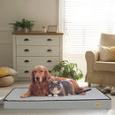 L-3XL Dog Bed Orthopedic Pet Calming Bed Soft Sponge Foam Base Dog Crate Kennels Mat with Removable Cover