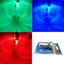 ZhangJi LED Leuchthahn-Düse RGB Farblicht Blinkend Temperatur Perlator Wassersparendes Küchen-Badezimmer-Zubehör