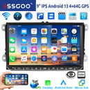 ESSGOO 9" Android 14 4G+64G Apple Carplay Autoradio GPS NAVI WIFI RDS FM BT für VW Golf 5 6 Passat Polo Touran Tiguan Caddy EOS