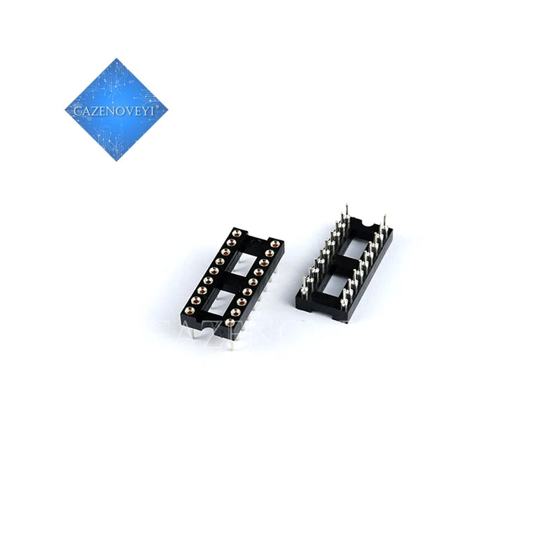 10PCS Round Hole IC socket Connector DIP 6 8 14 16 18 20 24 28 32 40 pin Sockets DIP6 DIP8 DIP14 DIP16 DIP18 DIP20 DIP28 DIP40