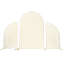 4.59*1.64*7.22ft Wedding Arch Backdrop Stand Set 5kg Load-bearing Capacity Gold&Beige/Gold&Pink/Gold&White