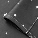 The Stellar Drift | Metallic Star-Pattern Blackout Curtain