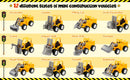 Kids Construction Party Favors for Boys Construction Vest Hat toys Worker Costumes Dress Up Construction Birthday Party Supplies