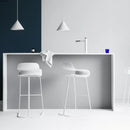 Nordic Bar Stool Wrought Iron Hotel Modern Minimalist Designer Bar Stools High Feet Stool Creative Bar Chair Coffee Household