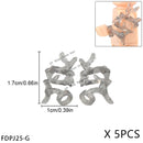 5PCS Cartoon Special Effects Pieces Arm Fist Wind Lightning Leg Flames Weapons Accessories Assemble Scene Bricks Kids for Toys