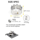 Camp Burner Wind Guard  for BRS-3000T Stove for Fire Maple Fms-300T Special Stainless Steel Windshield Tourist Gas Stove Parts