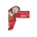 I Love Jesus Enamel Pin Christianity Religion Believers Live Forever Cross Easter Brooch Lapel Clothes Badge Love Faith Jewelry