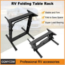 Black Folding Table Leg/Bed Base for RV, camper dining table base, suitable for caravan yacht and various outdoor activities