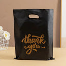 100PCS Gift Packaging Bags 6 Size Gratitude Handbags Thank you Plastic Shopping Tote Bags Wedding Birthday Bag Flat Pockets