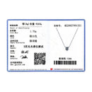 MODIAN 925 Sterling Silver Simple 4mm Zircon Link Chain Pendant Necklace Fine Jewelry Fashion Choker Necklace For Women