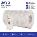 JAYO 3D Filament High Speed PLA Marble 5.5KG HSPLA MB 1.75mm Neatly Wound Good Toughness Colorful for FDM 3D Printing Materials