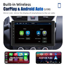 ESSGOO 9" Single DIN Wireless CarPlay Android Auto Car Stereo Player Radio IPS Screen FM BT Handsfree USB AUX TF SWC Mirror Link