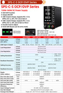 60V 20A Adjustable Laboratory Power Supply, 1200W High-precision Bench Power Supply for Battery Charging, OCP, Memory Storage
