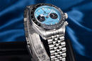 2026New PAGANI DESIGN Quartz Panda Dial Watch Sapphire Luxury Luminous 500 Bezel Men Watch 316L All Steel Japan Movt Chronograph