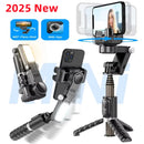 2025 NEW Ai Gimbal Stabilizer Desktop Following Shooting Mode Selfie Stick Monopod With Bluetooth Shutter For Smartphone Live