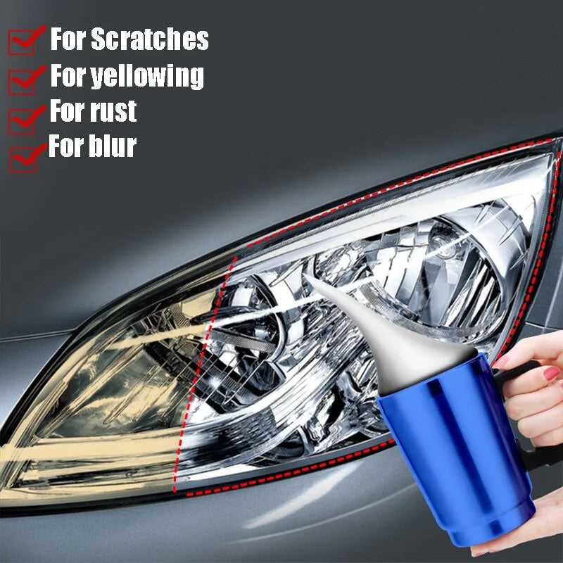 Headlight Repair Liquid Yellow Cleaning Agent Shell Car Lampshade Light Refurbishment Scratch Coating Refurbishment Repair Agent