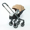 EU-LAGER 4-in-1 Kinderwagen Multifunktionaler Neugeborenenwagen Klappbarer Sitzkorb Leichter Reisekinderwagen Autositz