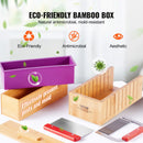 SucceBuy Soap Making Kit Bamboo Cutting Box and Inner Box with Silicone Mold Stainless Steel Straight Cutter and Wavy Cutter