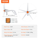The Prairie Current | 500W/800W MPPT Wind Turbine Generator