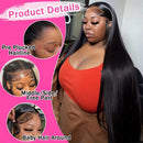 The Aurelia | Bone Straight HD Lace Front Wig in Remy Human Hair