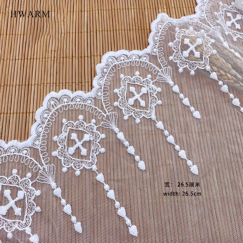 5yard Cross Lace Fabric Table Runner Skirt Christmas Easter Day Christian Catholicism Water Soluble Mesh Lolita Jewelry Party