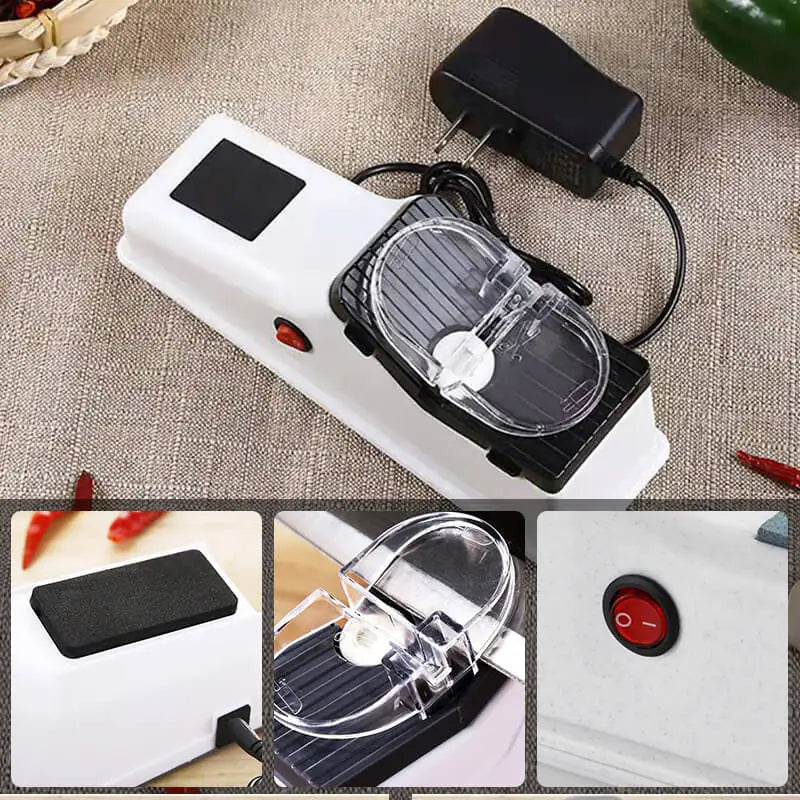 Knife Sharpening Electric Multifunctional Knife Sharpening Machine Kitchen Gadget For 5 Seconds Fast Sharpening & Polishing