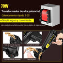 New Plastic Welding Gun Car Bumper Repair Welder Heat Laminator Bumper Repair Kit 400Pcs Repair Nail Multi-function Welder