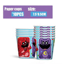 Smiling Critters Birthday Party Decoration Disposable Tableware Set Plate Balloons Banner Cake Topper Party Supplies Baby Shower