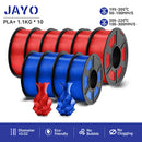 JAYO PLA PLUS Transparente 3D Printer Filament 1.75mm 1.1KG/Rolls 3D Printing Materials for 100% No Bubble &FDM 3D Pen DIY Gift