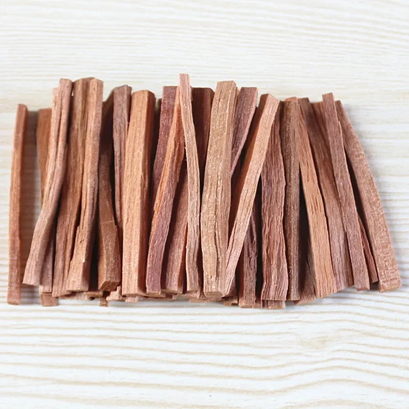 Natural Sandalwood Stick Fragrance Natural Hand Split Wood DIY Purification Healing Meditation Stress Relief Aromatherapy