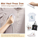 Mini Travel Iron for Clothes Portable Handle Electric Ironing Machine Fast Heating Dry Wet Irons Garment Household Tools
