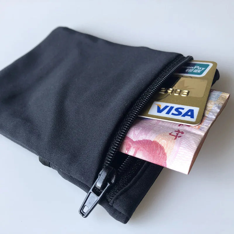 Travel Wrist Wallet Pouch Portable Pocket Key Zipper Sport Wrist Belt Bag Running Multifunctional Storage Bag Case