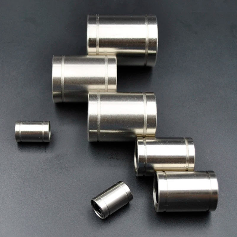 2/10pcs LM3UU LM4UU LM6UU LM8UU LM10UU LM12UU LM16UU LM20UU 8mm Linear Ball Bearing CNC Parts for CNC 3D Printer bearings