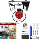 Mini Basketball Hoop for Kids, Over The Door Indoor Basketball Hoop for Bedroom, Wall Mounted Mini Hoop Toys Gifts, with Pump.