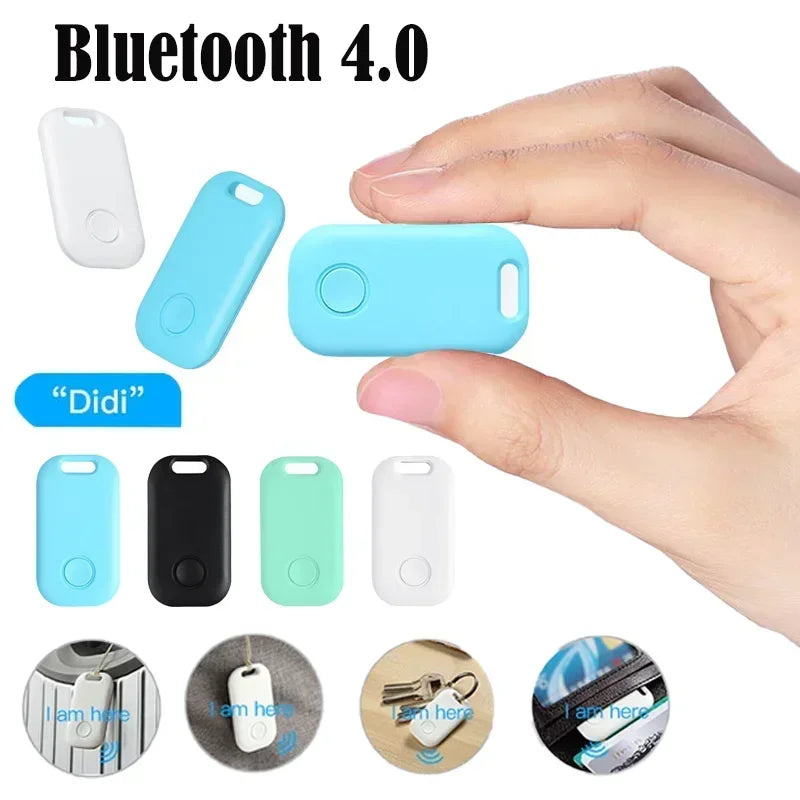 Mini GPS Tracker for Children's Pets, Anti Loss Alarm Tag Smart Keychain, Children's Wallet Key Locator Tracking Device