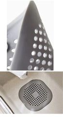 Silicone Sink Strainer, Shower Drain Plug Hair Catcher, Bathtub Kitchen Sink Filter Screen Bathroom Accessories